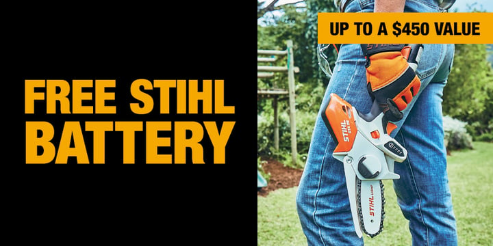 CM 26 238918 FY26 W10 STIHL Free Battery Up to 450 Value Espot FNL