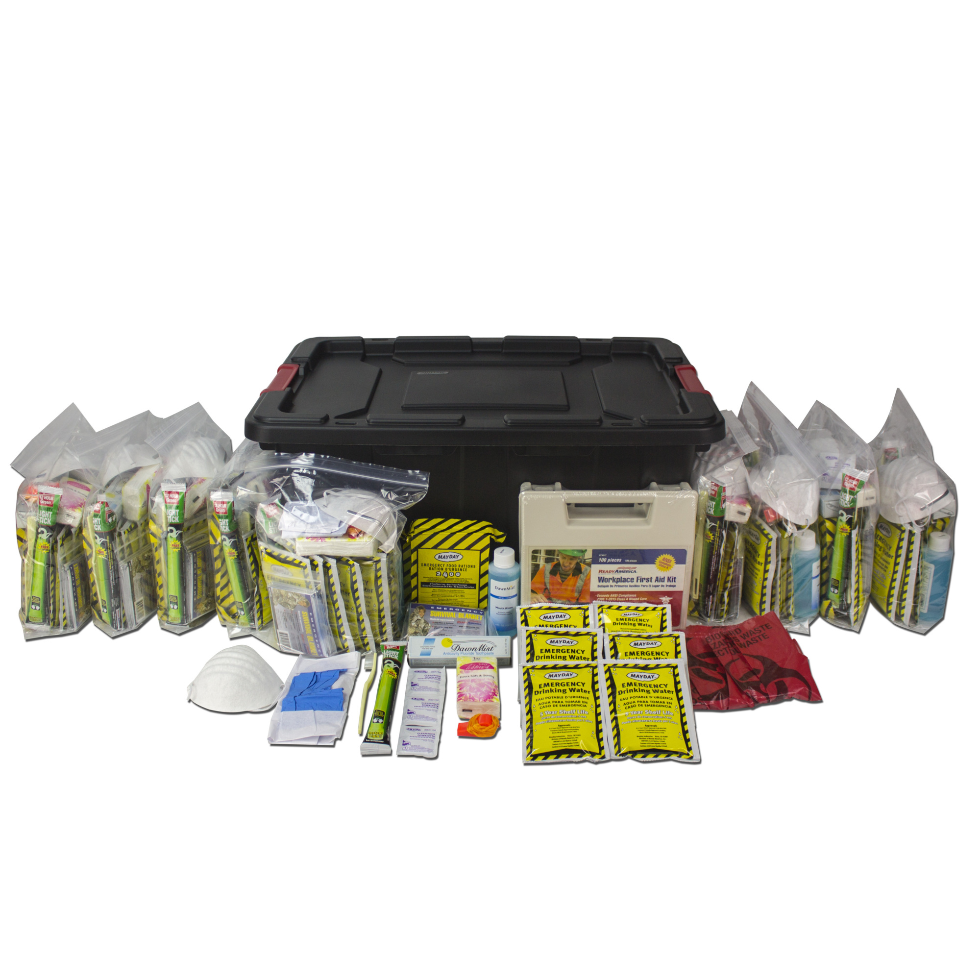 Ready America, 10-Person, 3 Day, Survival Kit, Pieces (qty.) 207 Model# 70551