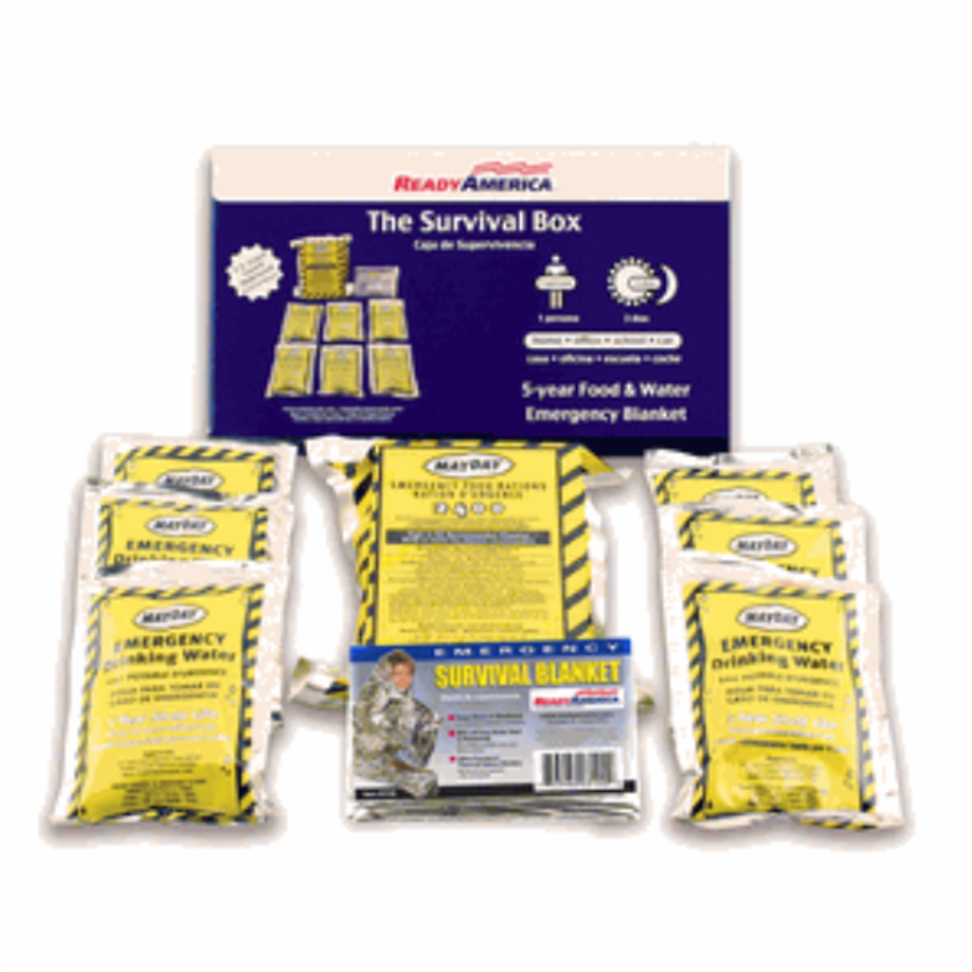 Ready America, 1-Person 3-Day Survival Kit, 6 Pack, Pieces (qty.) 9 Model# 30001