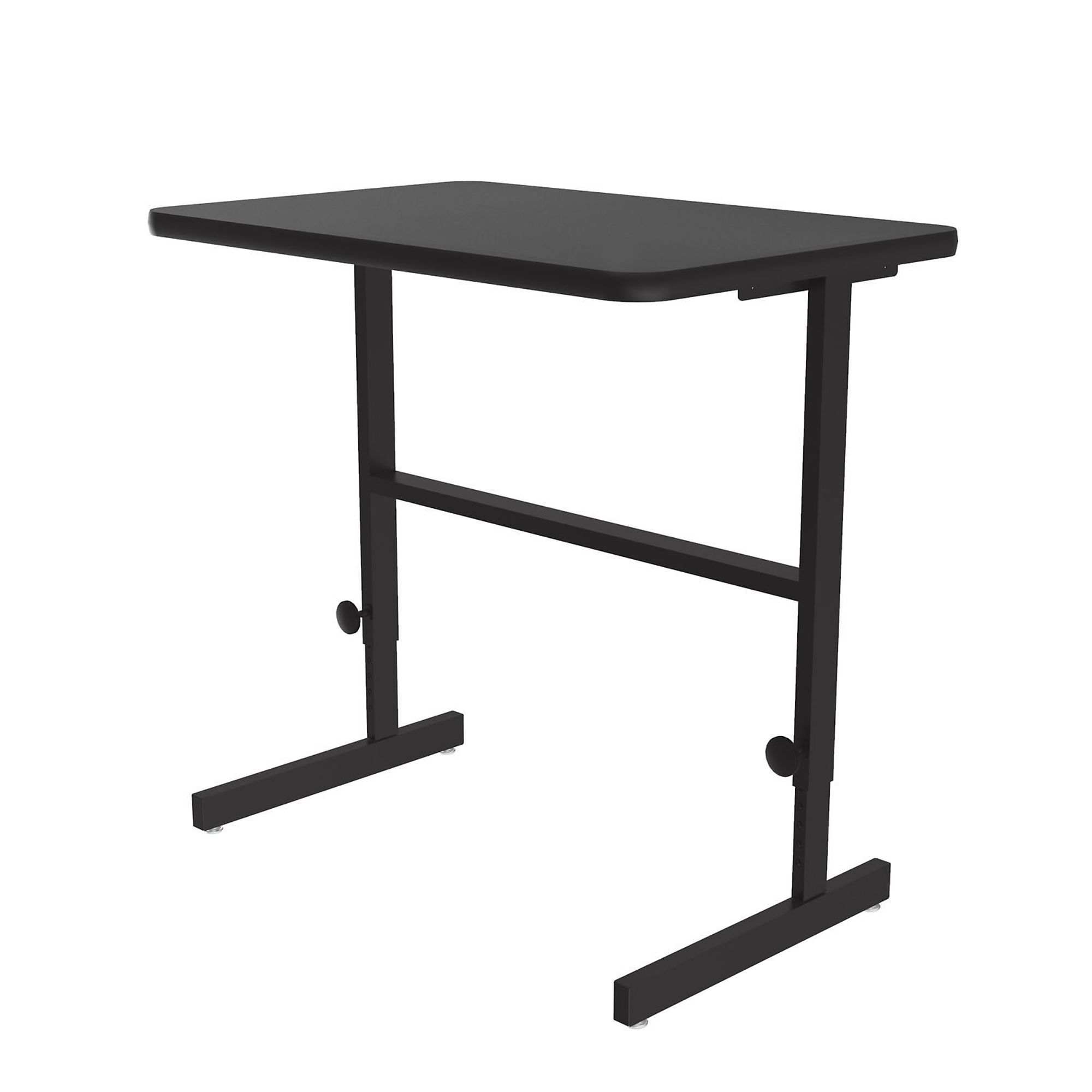 Correll, Adj Standing Desk, Bk-Granite TFL Top,24x36, Width 36 in, Height 42 in, Depth 24 in, Model# CST2436TF-07