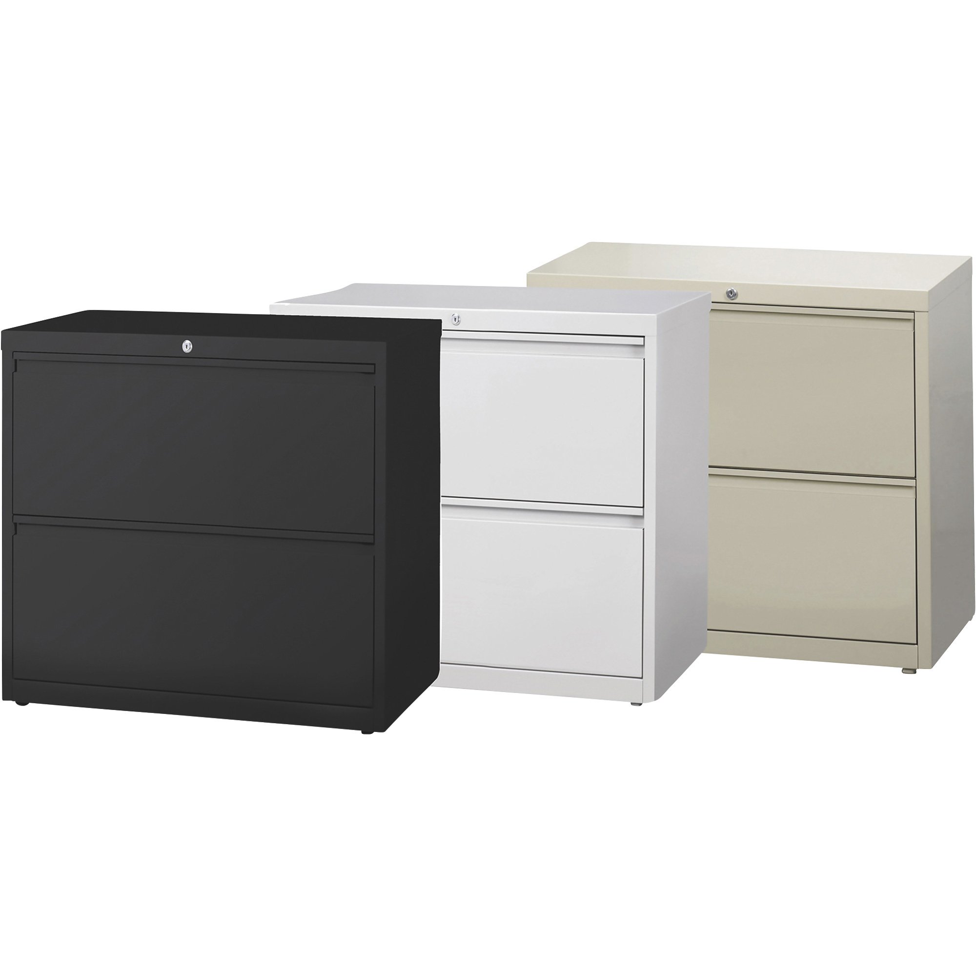 Hirsh Industries 2-Drawer File for Letter-, Legal- or A4-Size Folders — 30in.W x 18 5/8in.D x 28in.H