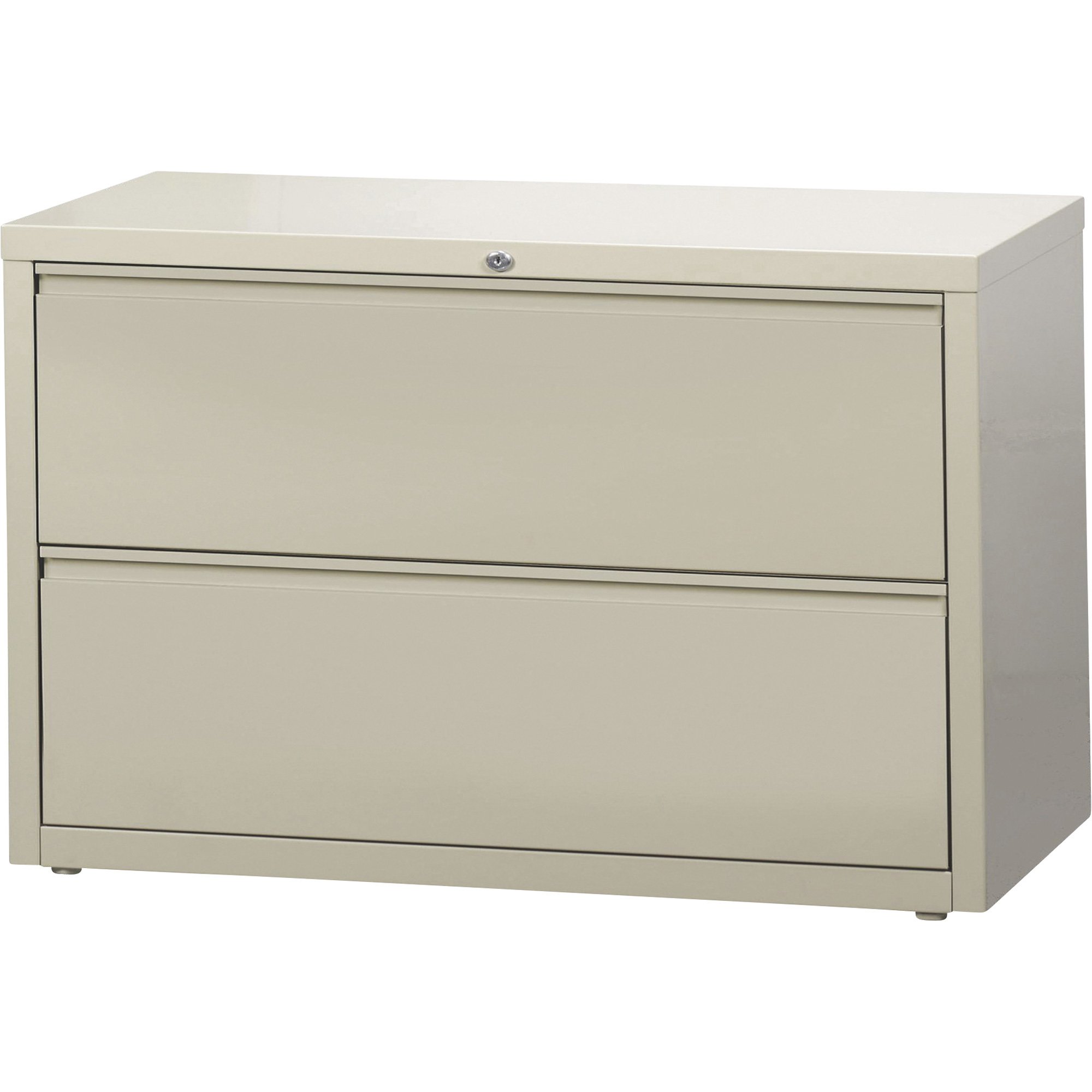 Hirsh Industries 2-Drawer File for Letter-, Legal- or A4-Size Files —  42in.W x 18 5/8in.D x 28in.H