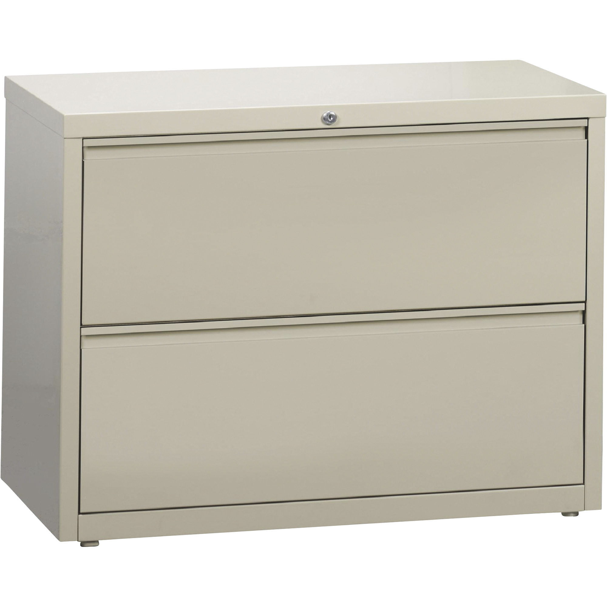 Hirsh Industries 2-Drawer File Cabinet for Letter-, Legal- or A4-Size Files — 36in.W  x 18 5/8in.D x 28in.H