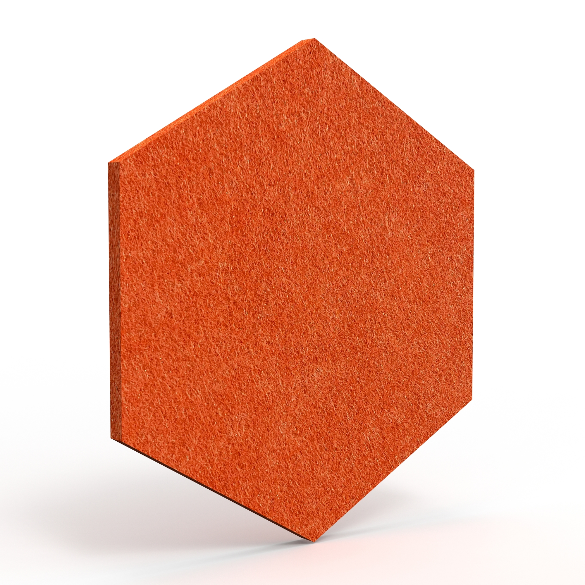 Luxor - Acoustic Panels- Orange 6-pack, Polyethylene, 11in. x 0.5in., Model# RCLMHEX006