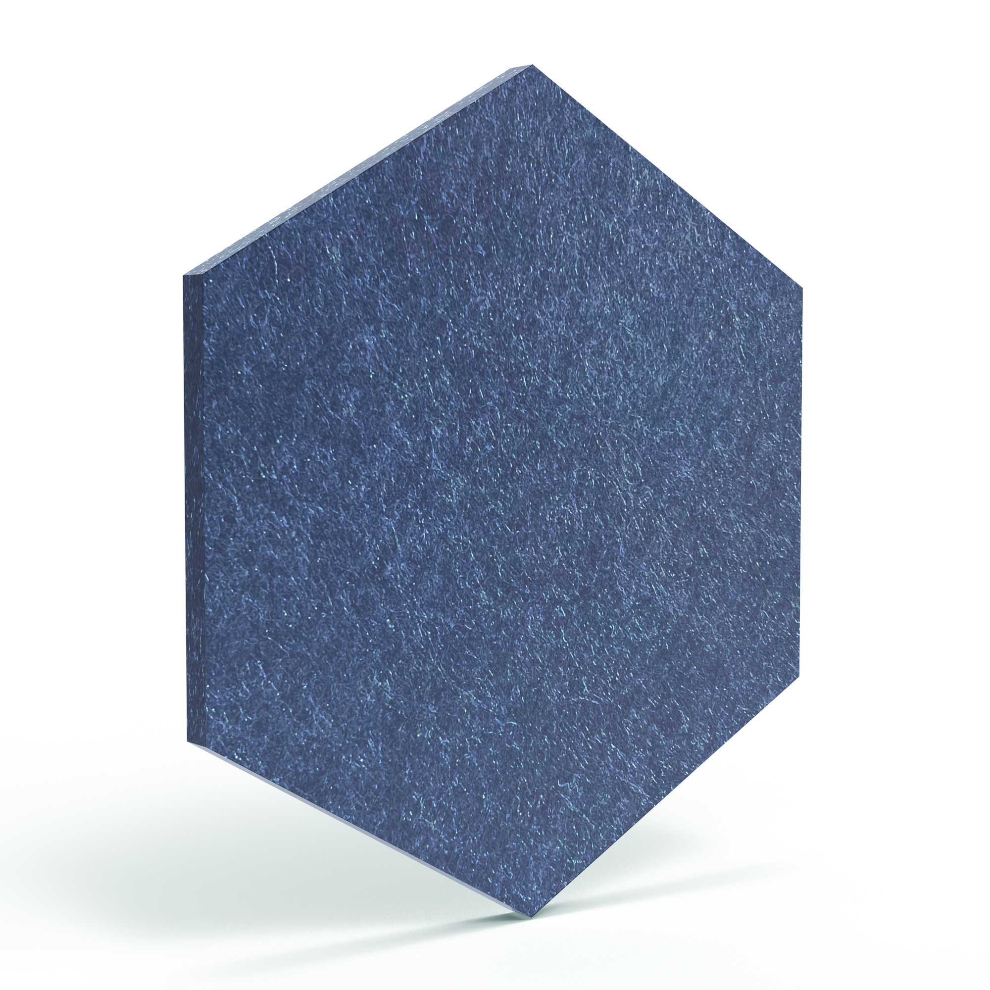 Luxor - Acoustic Panels- Storm Blue 6-pack,  Polyethylene, 11in. x  0.5in., Model# RCLMHEX092