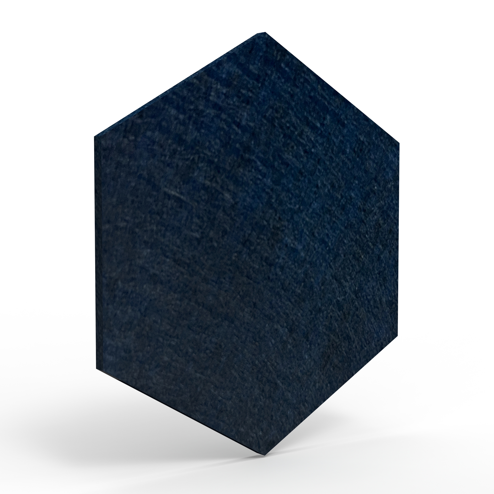 Luxor - Acoustic Panels- Midnight Blue 6-pack, Polyethylene, 11in. x 0.5in., Model# RCLMHEX057