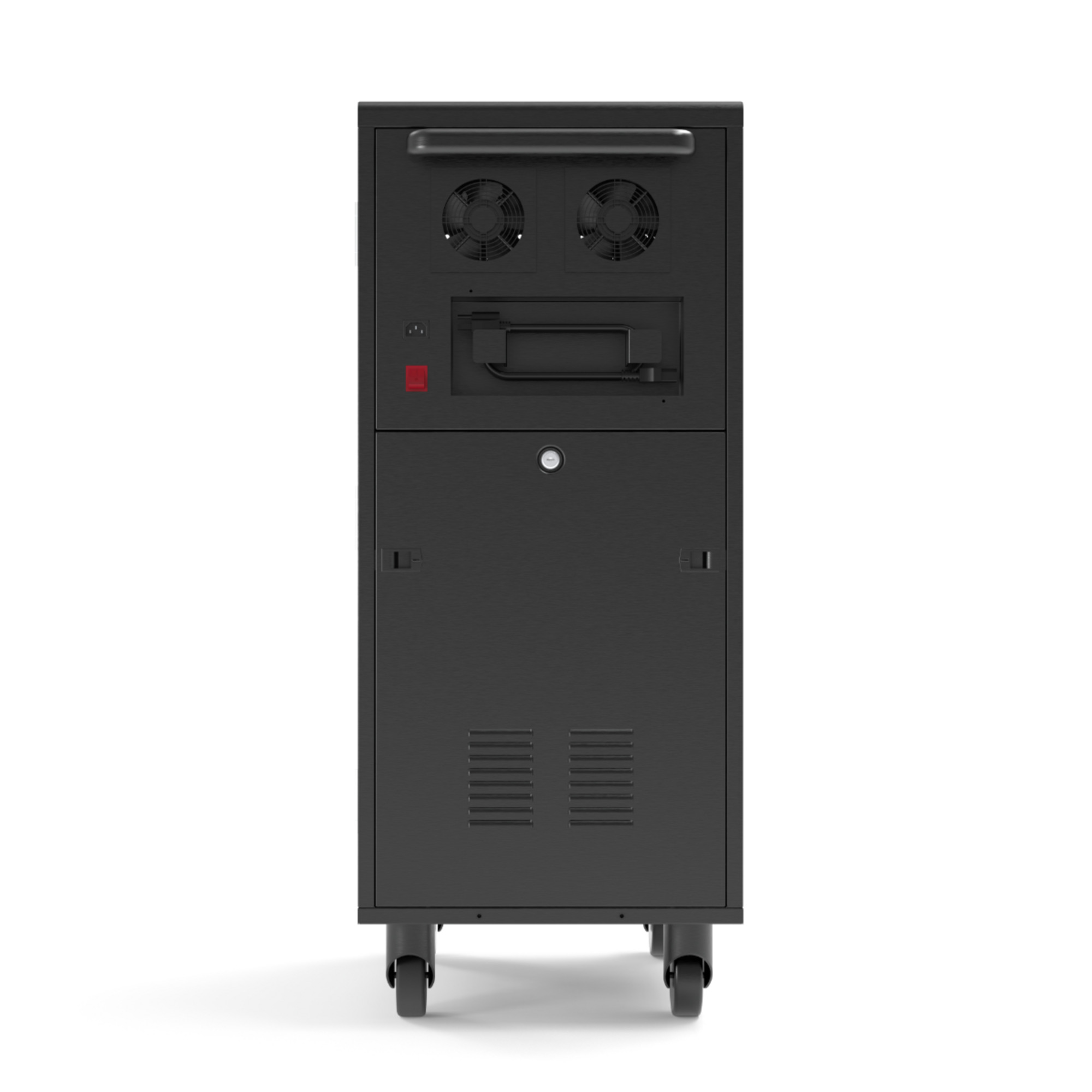 Luxor - 30 - Item USB-C Charging Cart, Steel, 44in. x 25.6in., Model# LLTP30USBC