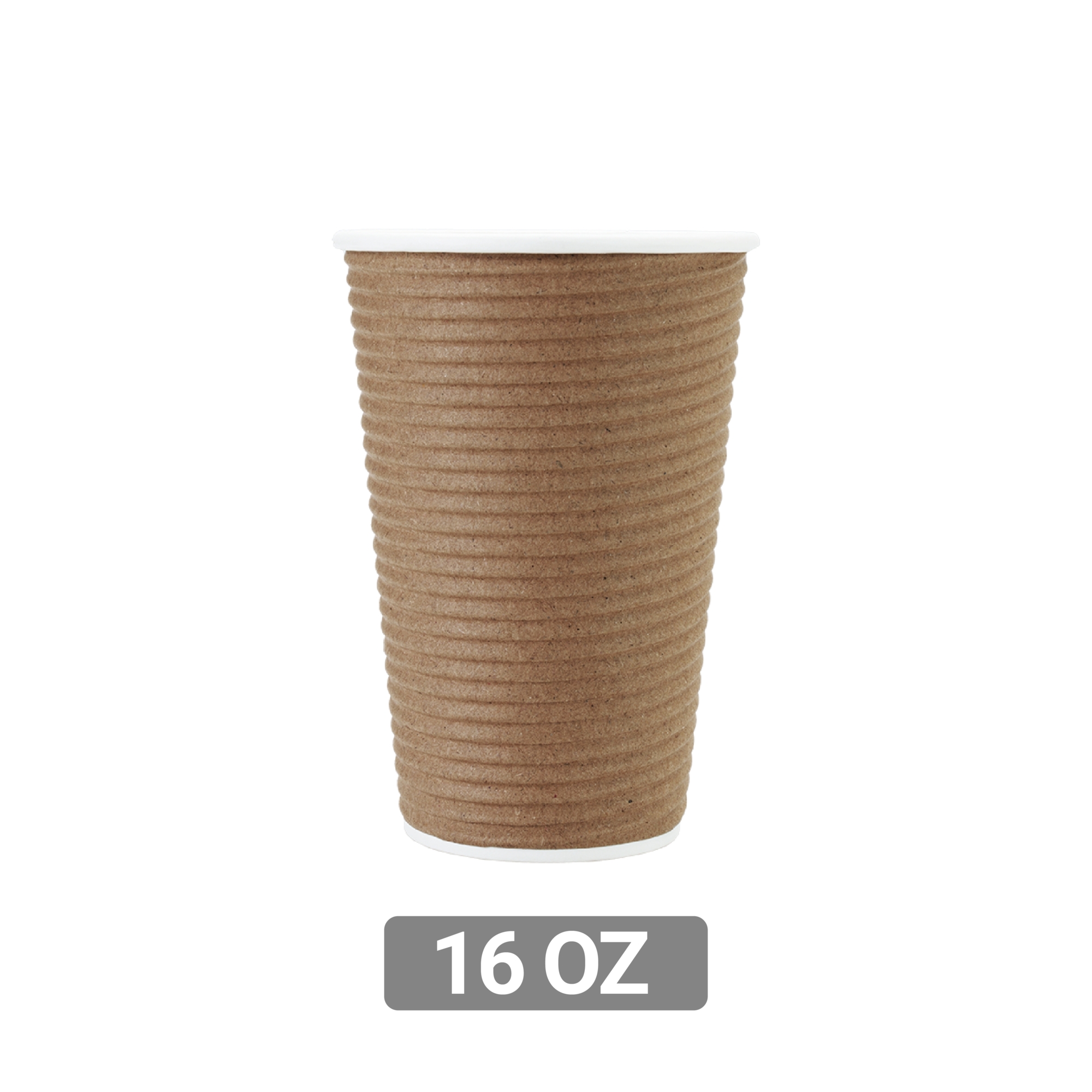4Dock 500 Pack Ripple Insulated  Cups for Hot Drinks