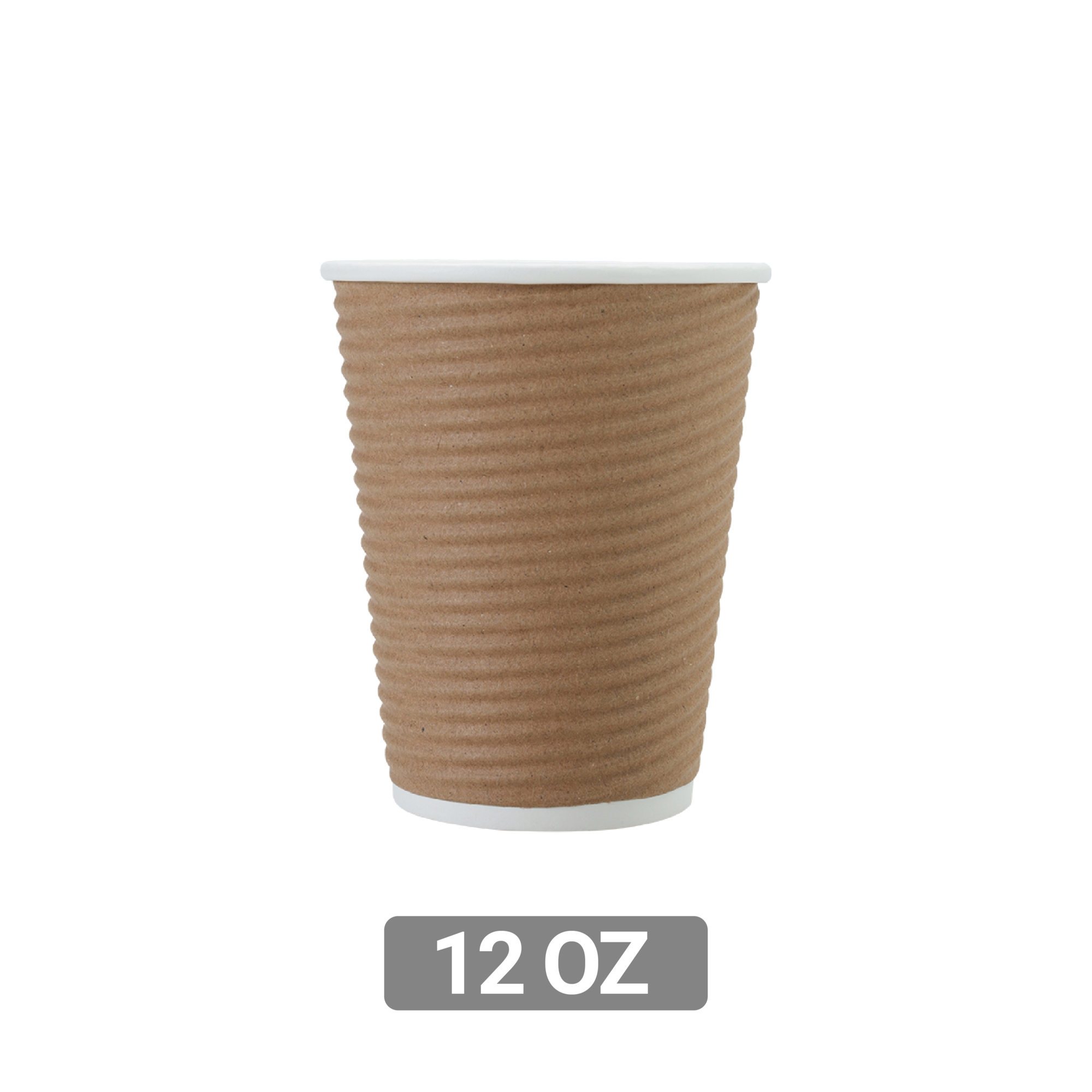 4Dock 500 Pack Ripple Insulated  Cups for Hot Drinks