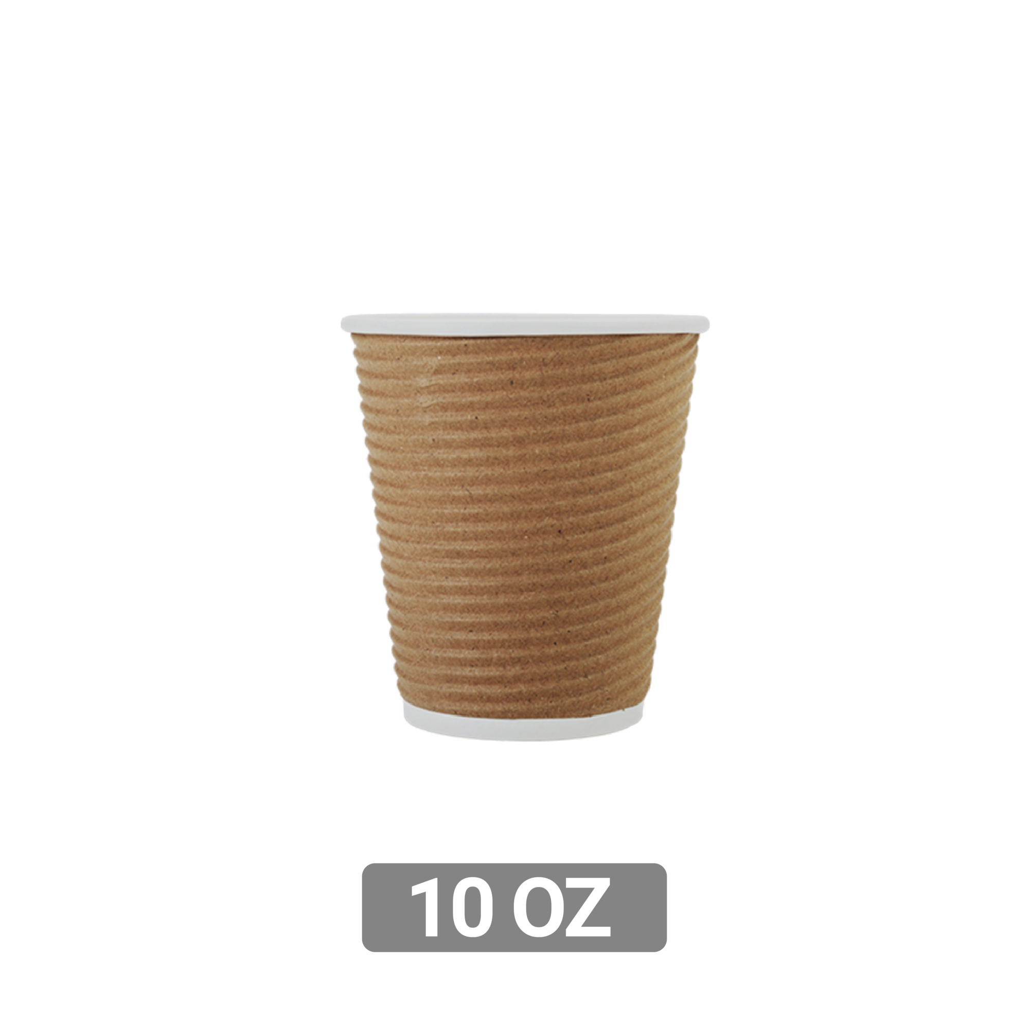 4Dock 500 Pack Ripple Insulated  Cups for Hot Drinks