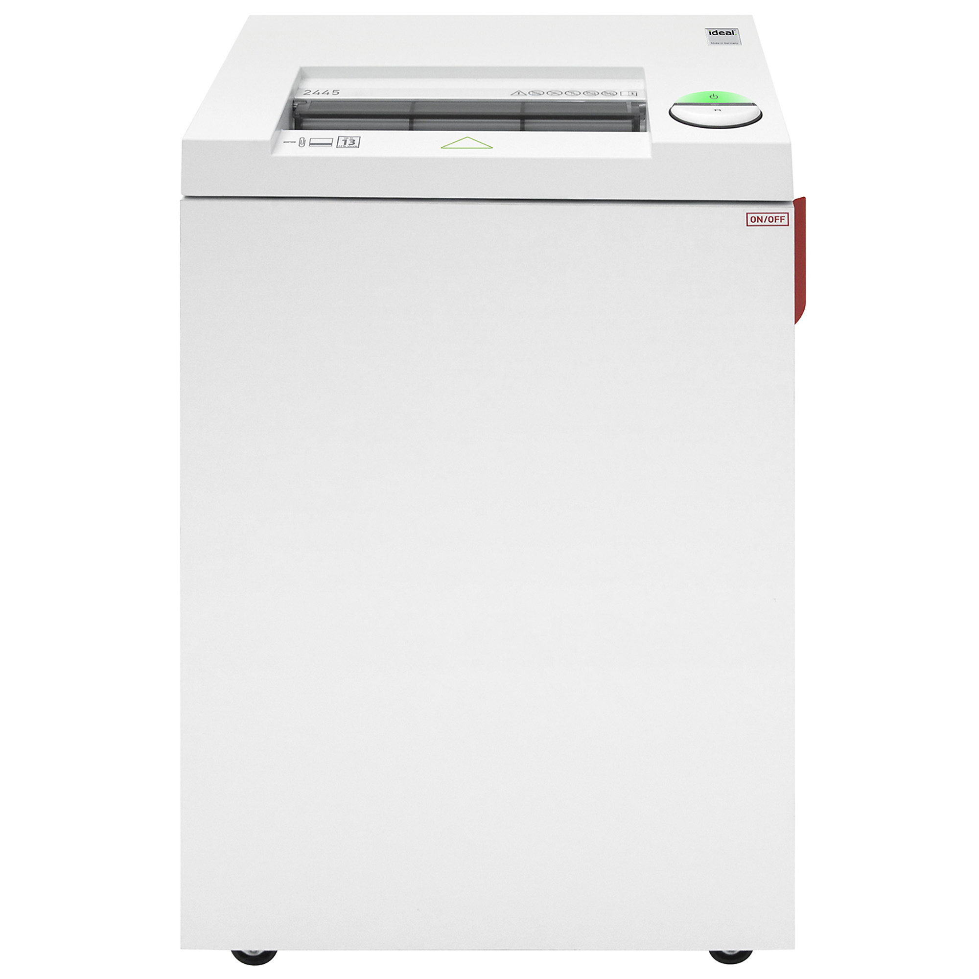 IDEAL, Paper Shredder, Sheet Capacity 13 Cut Type Cross-Cut, Security Level P4 Model# IDEDSH0066H (2445)