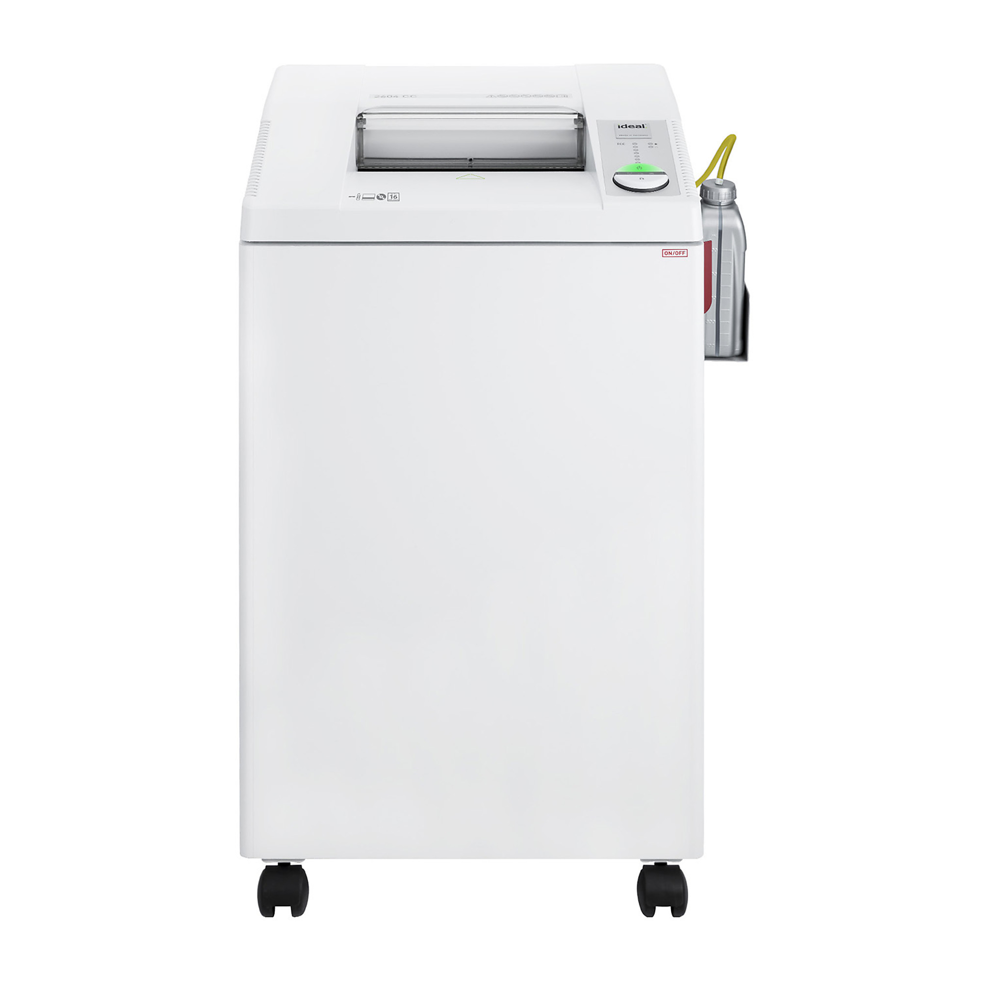 IDEAL, Paper Shredder, Sheet Capacity 16 Cut Type Cross-Cut, Security Level P5 Model# IDEDSH0361OH (2604)