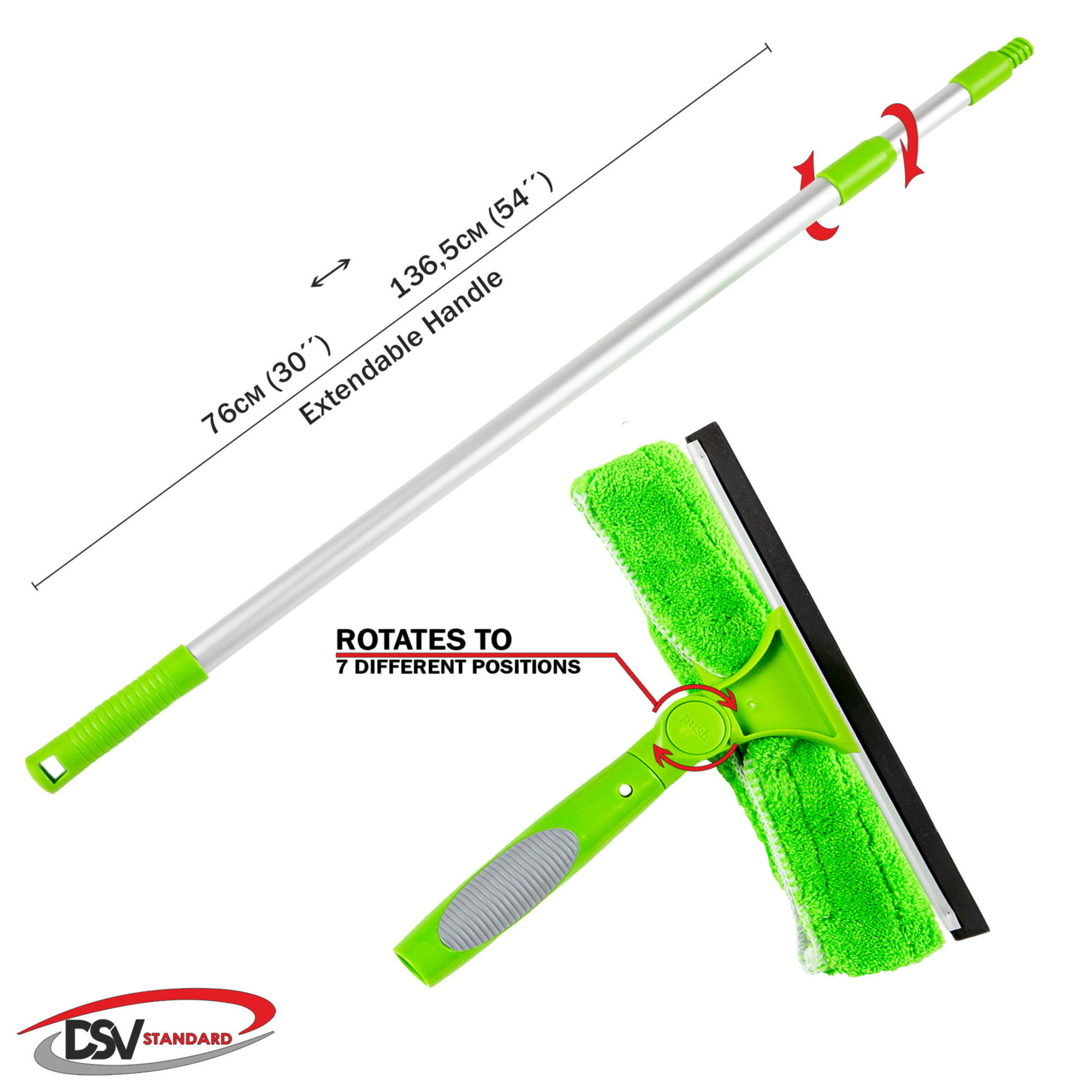 DSV Standard Window squeegee 10" telescopic, Model# 87333