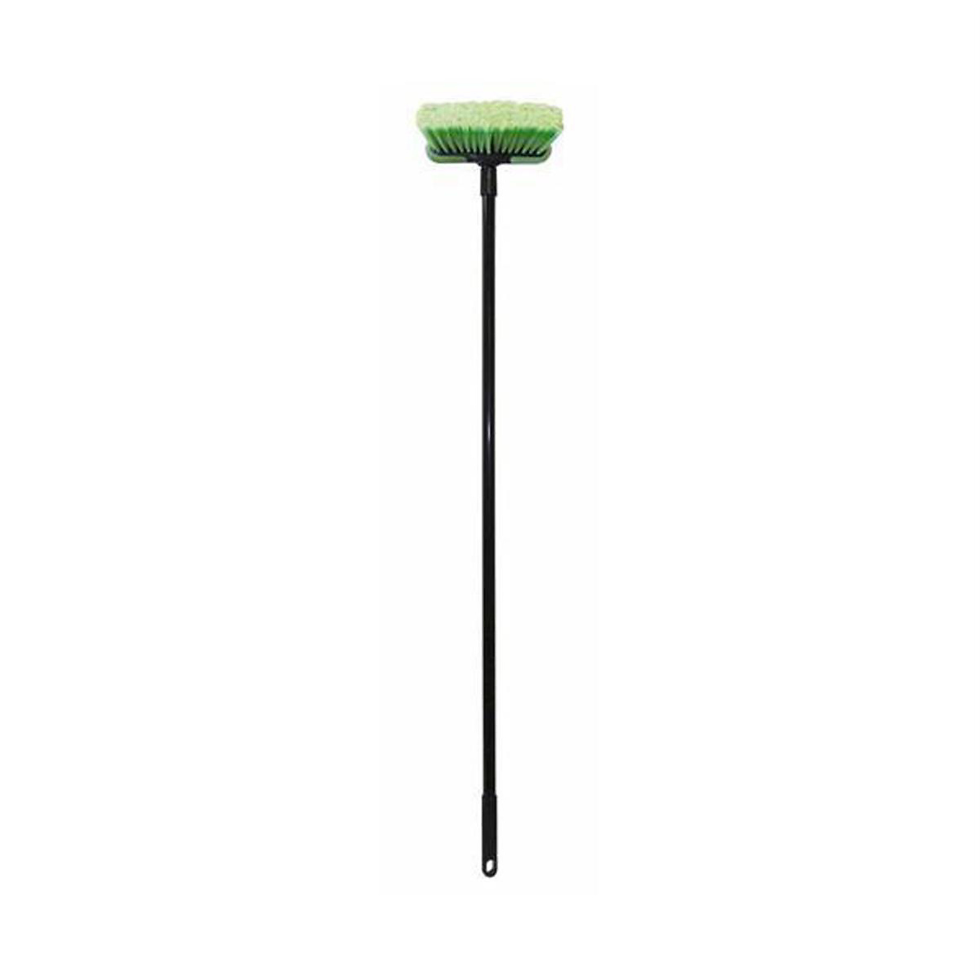 Carrand Deluxe Car Wash Dip Brush — 10in. Soft Brush Head, 48in. Metal Pole, Foam Grips, Model# CRD93058