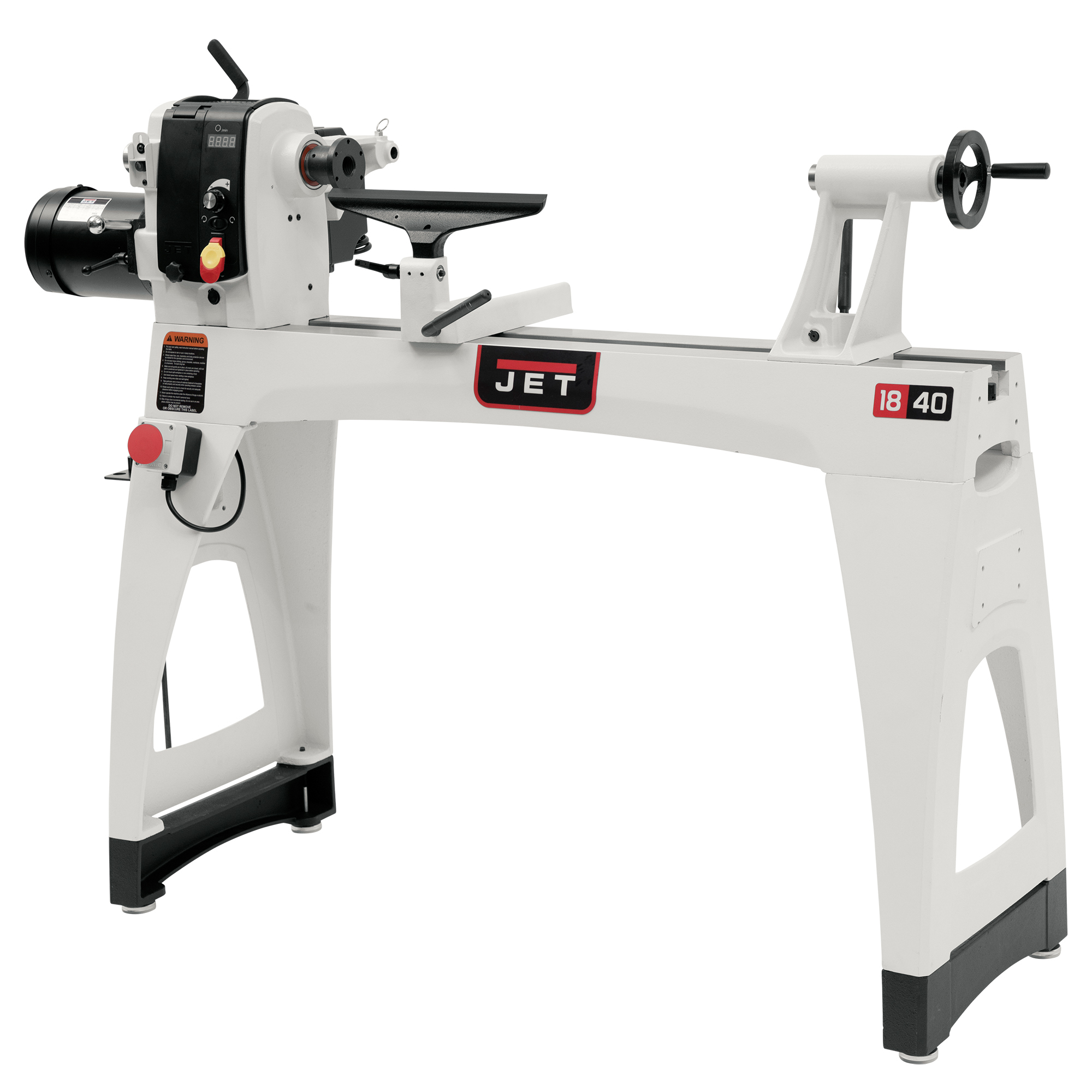 JET 18in. x 40in. Wood Lathe, 2 HP, 230 Volt, Model# JWL-1840EVS