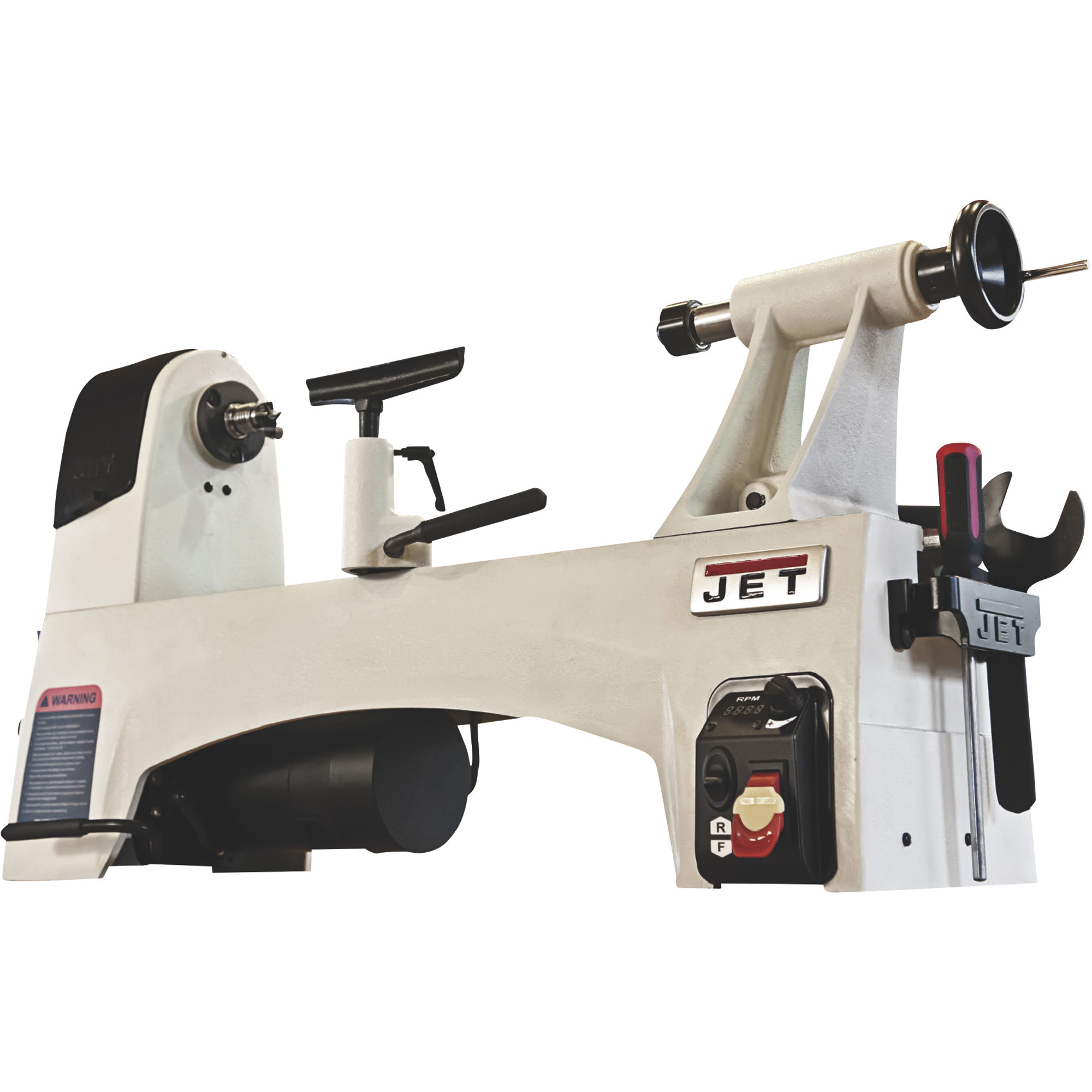 JET 12in. x 21in. Variable-Speed Wood Lathe, Model# JWL-1221VS