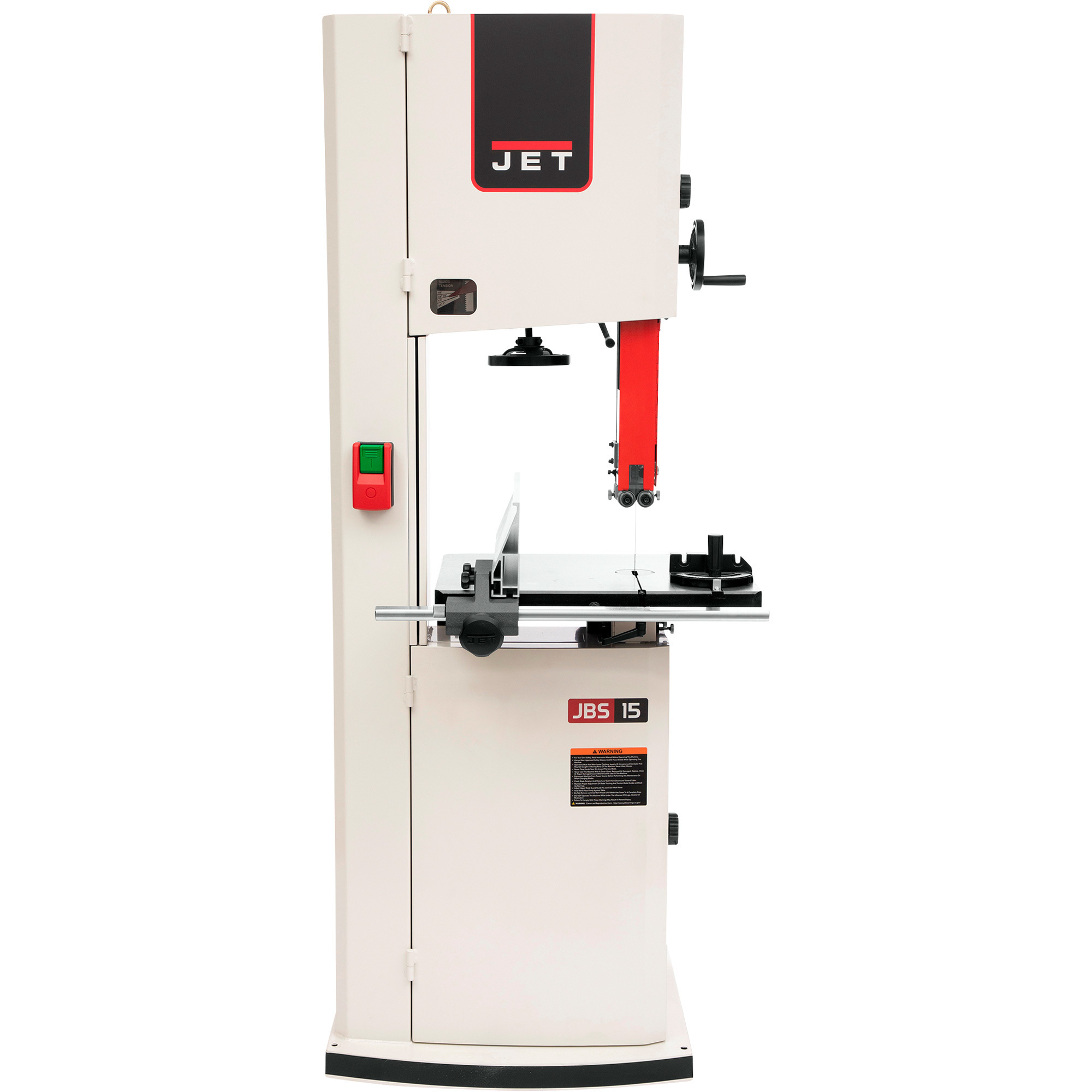 JET 15in. Band Saw, 1.75 HP, Model# JWBS-15