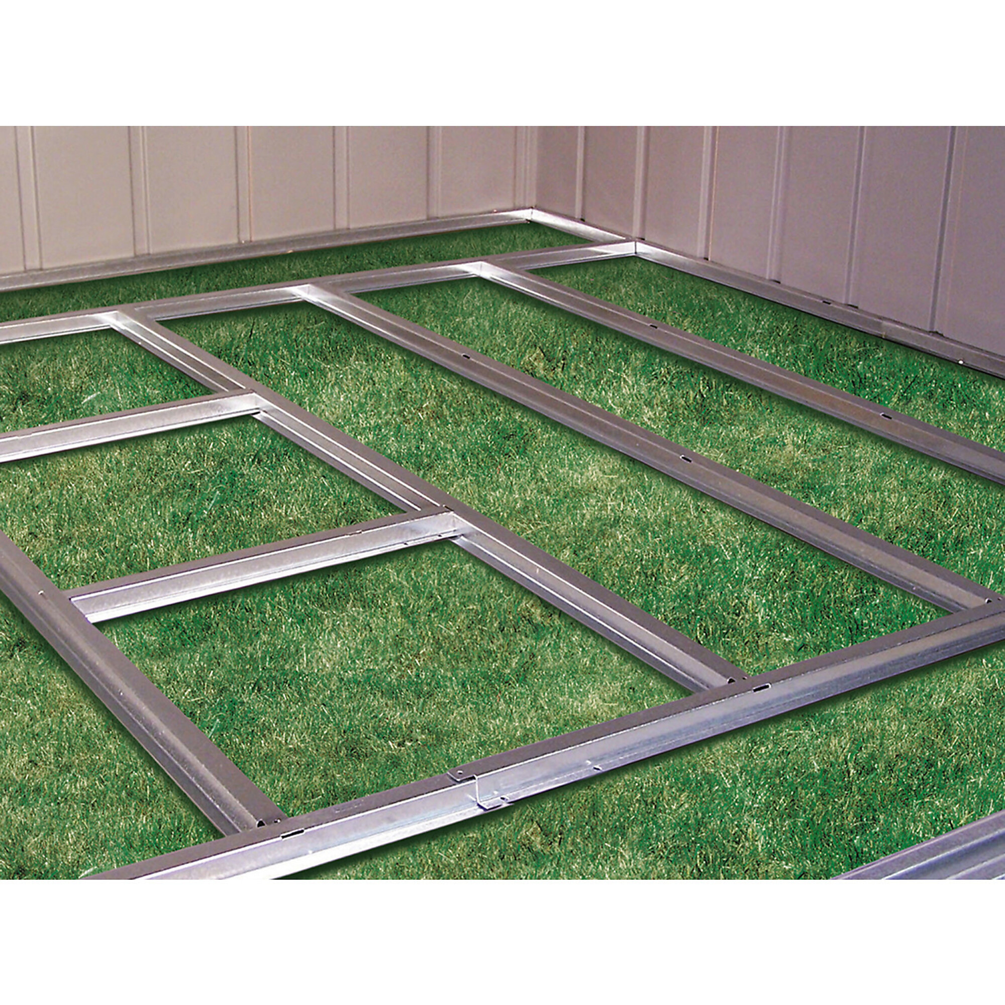 Arrow Storage Products, Floor Frame Kit for Arrow Elit, Length 0 ft, Width 0 ft, Model# FKE01