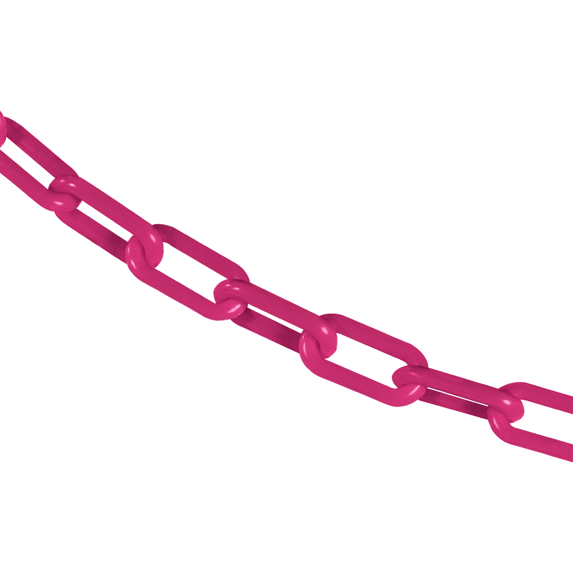 1.5" x 100' Safety Pink Plastic Safety Chain