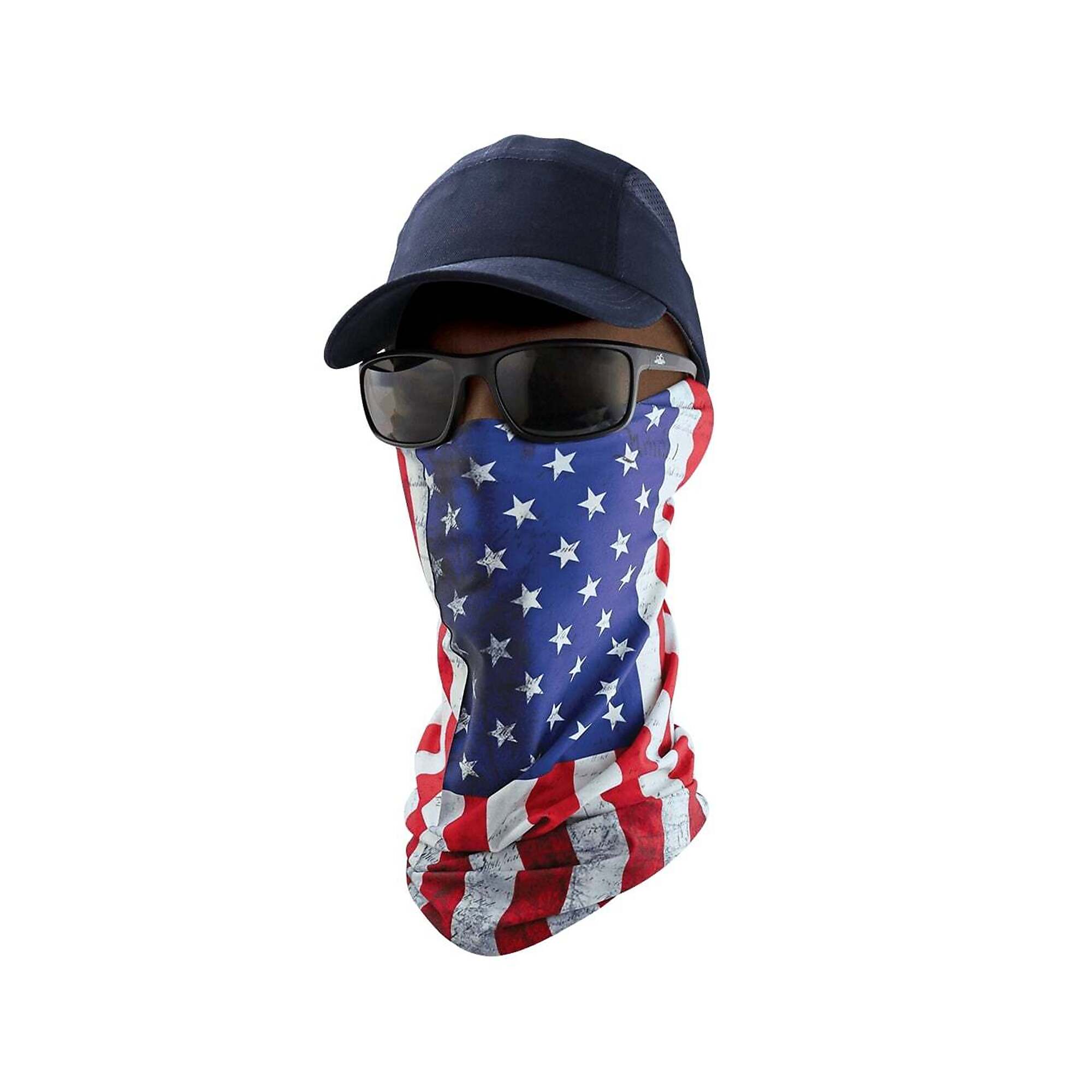 FrogWear, Cooling Neck Gaiter, U.S.A. Flag Design - 6 Pack, Size One Size, Material Polyester Spandex, Model# NG-401