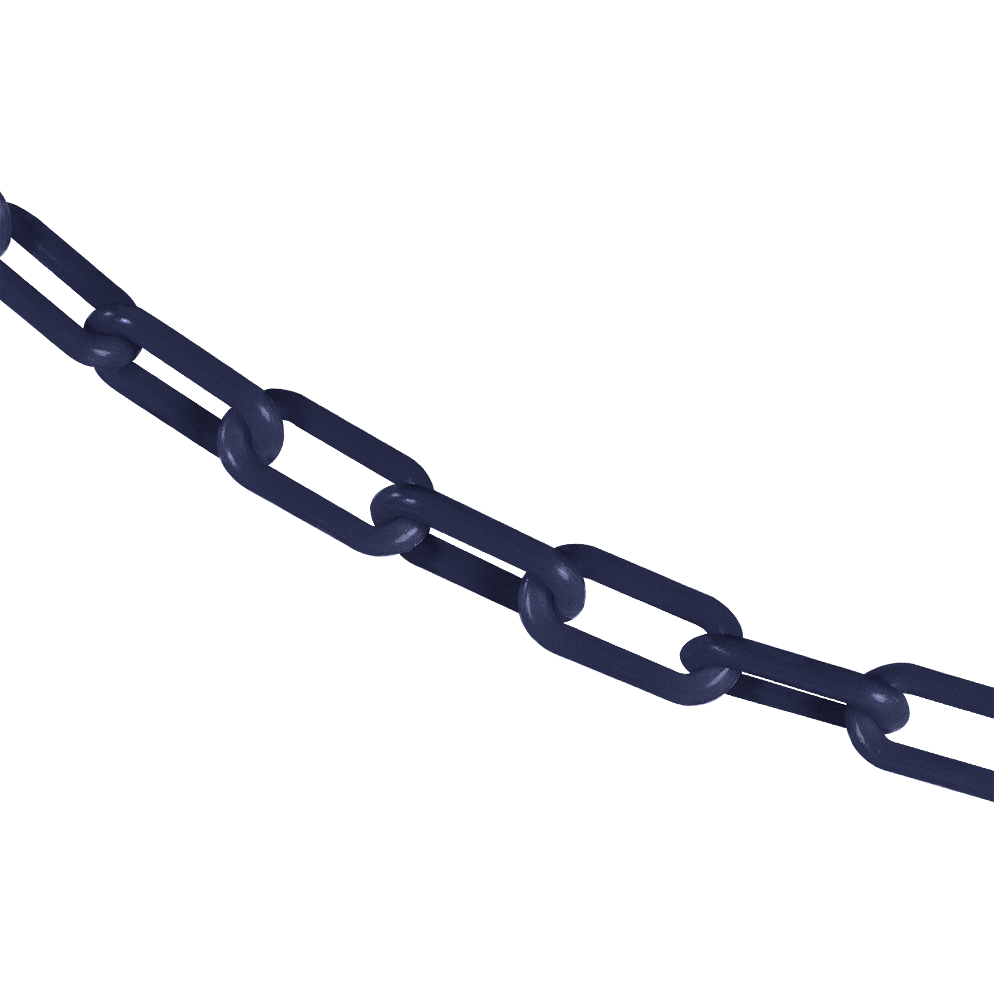1.5" x 100' Cobalt Blue Plastic Safety Chain