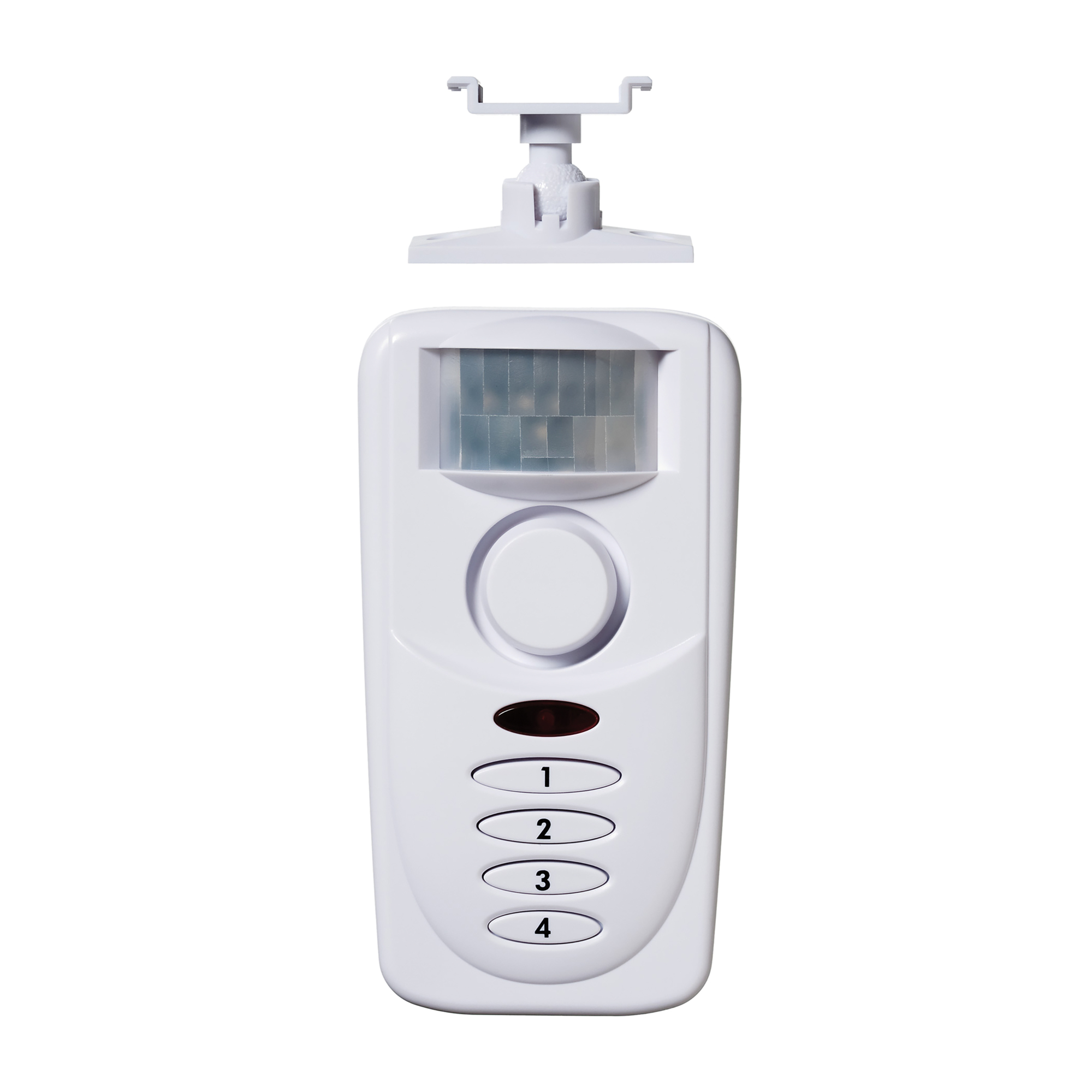 Sabre Motion Alarm with Keypad - 120dB, 20ft. Range, 3 Adjustable Settings, White, Model# HS-MSA