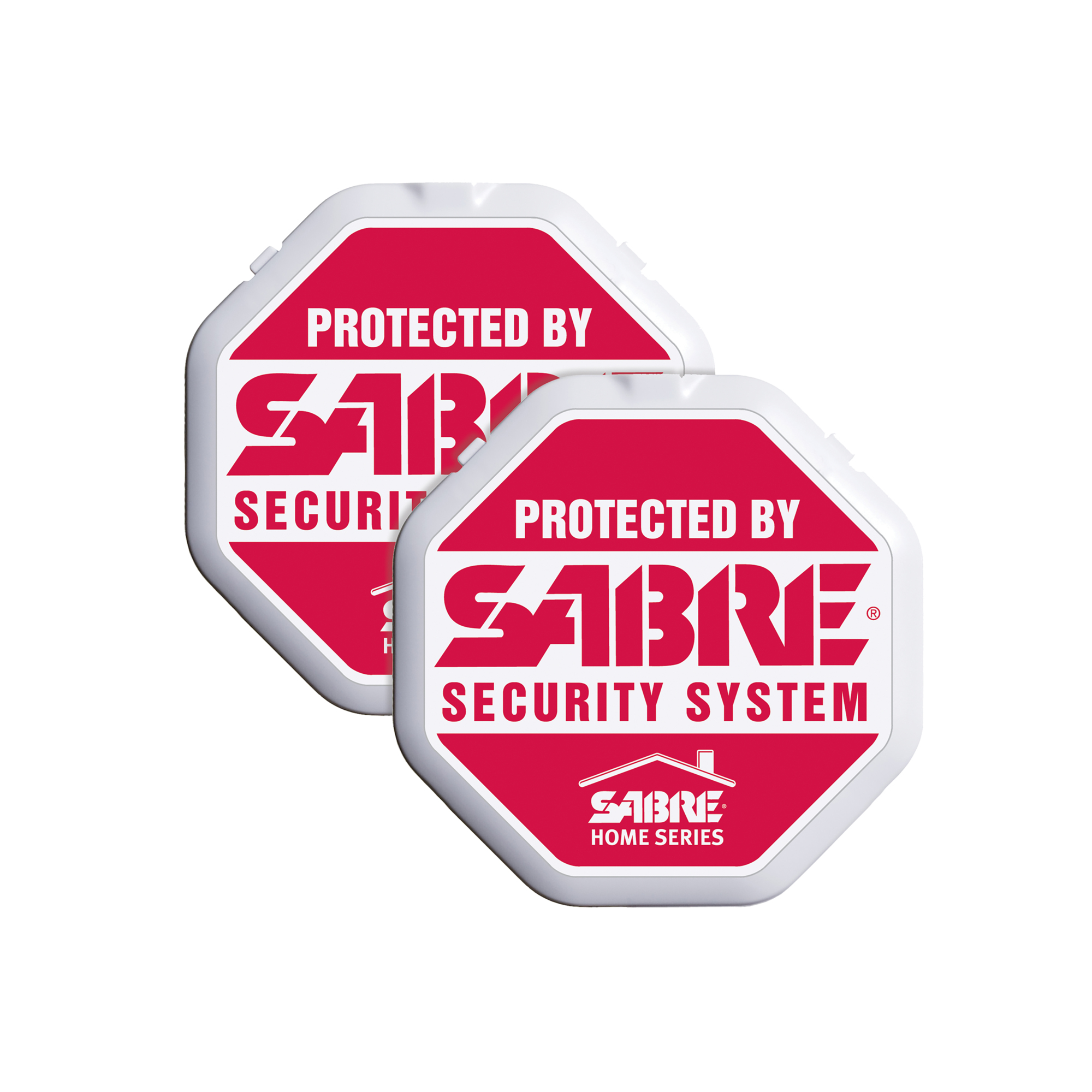 Sabre Glass Vibration Alarm - 115dB, High/Low Sensitivity, Battery Included, 2-Pk., Model# HS-GA-2