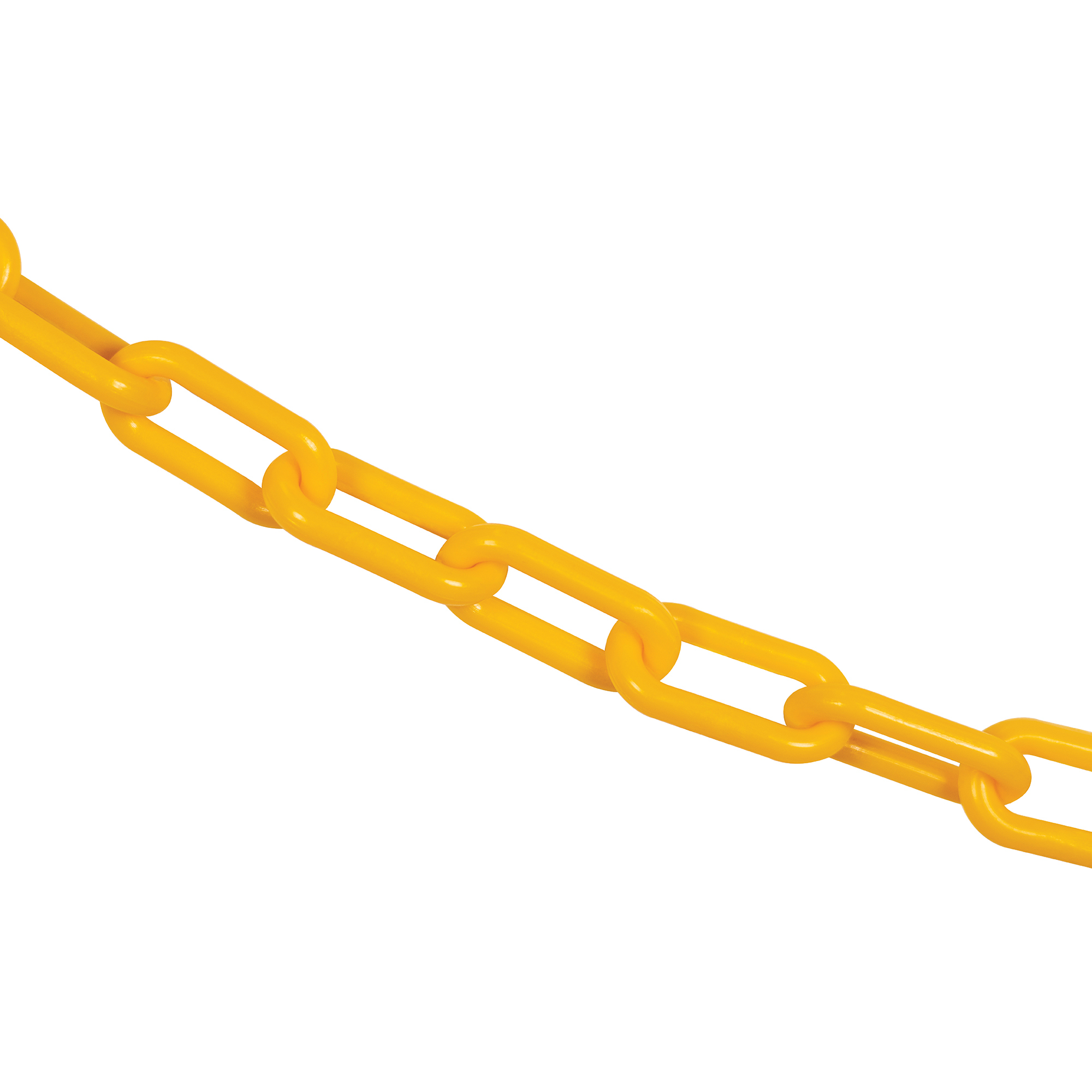 1.5" x 100' Traffic Yellow Plastic Safety Chain